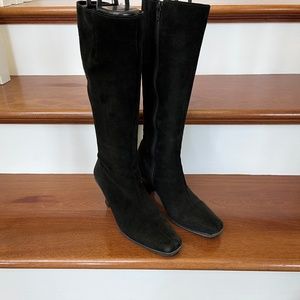 Lacandienne suede boots Black Size 6